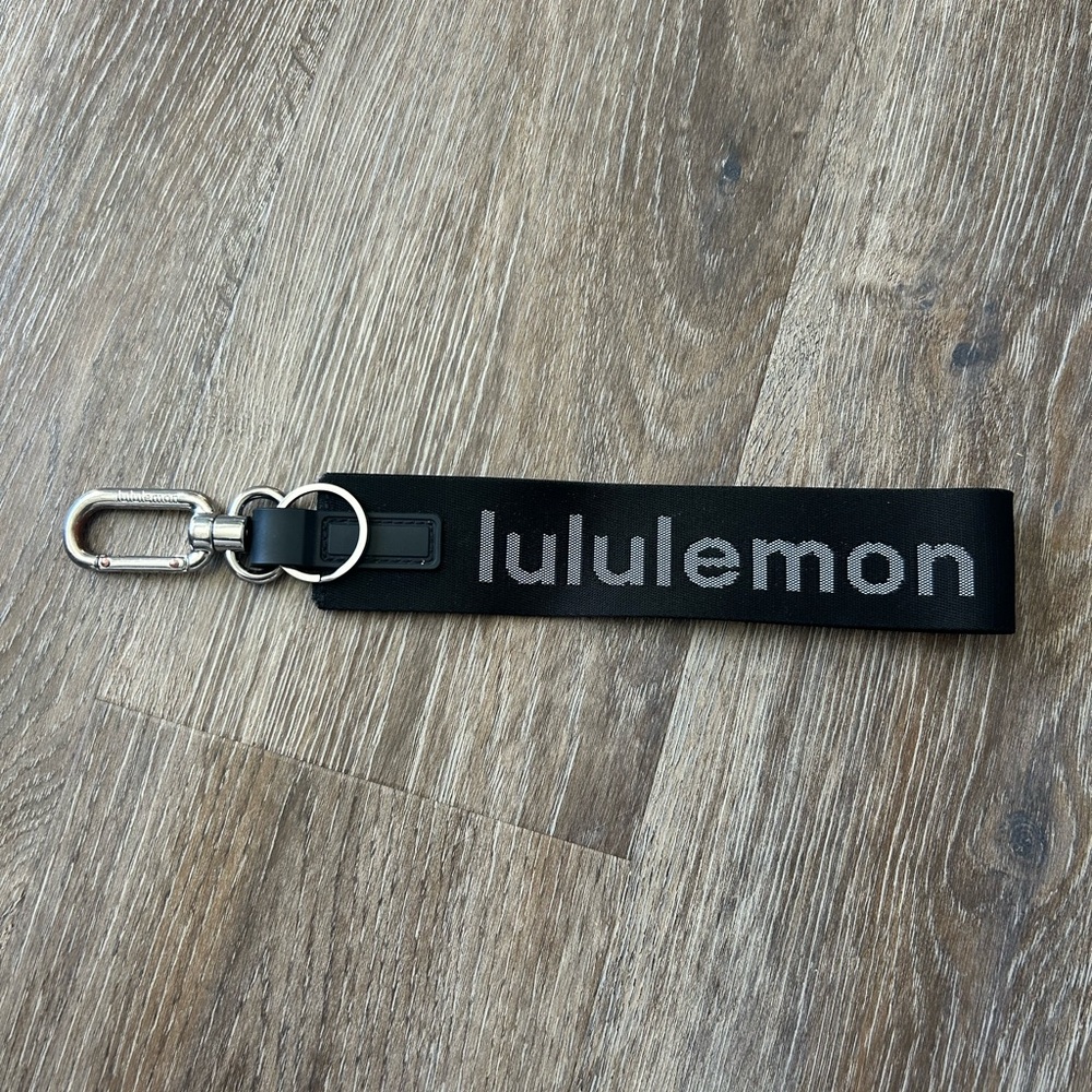 Lululemon Black Keychain